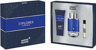 Mont Blanc Explorer Ultra Blue Gift Set