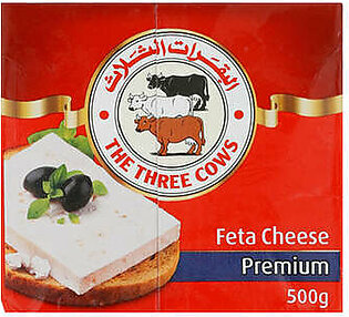 The Three Cow Premium Feta Cheese 500g