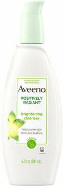 Aveeno Positively Radiant Brightening Cleanser 200ml