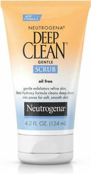 Neutrogena Deep Clean Gentle Scrub Oil free125ml