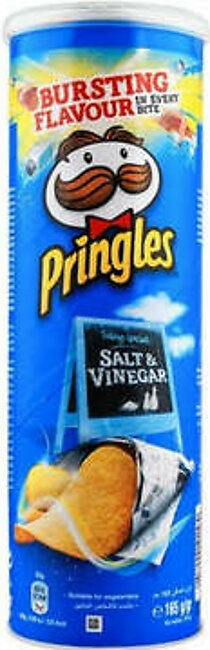 Pringles Salt & Vinegar Chips 165g