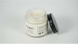 KOKU Soy & Beeswax Cranberry Woods 3.6Oz Candle