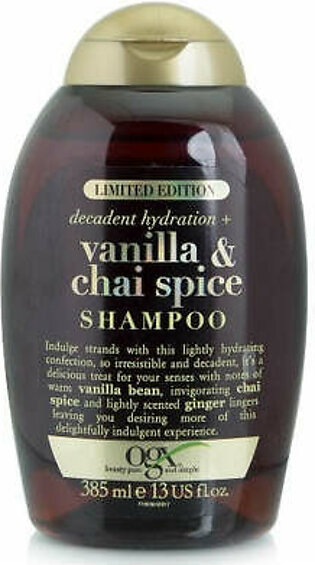 Organix Ogx Vanilla & Chai Spice Shampoo 385ml