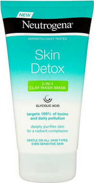 Neutrogena Skin Detox Clarifying Clay Wash Mask 150ml