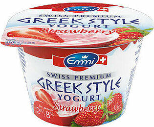 Emmi Swiss Premium Greek Style Strawberry Snack Yougurt 150g