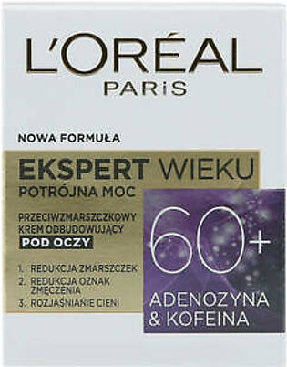L'oreal 60+ Wrinkle Expert Eye Cream15ml
