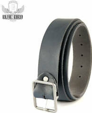 Blue Bird Leather Belt (Black)
