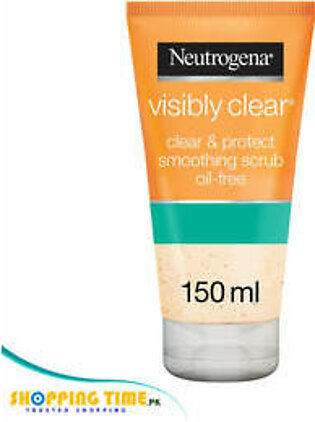 Neutrogena Clear & Protect Smoothing Scrub Oil Free