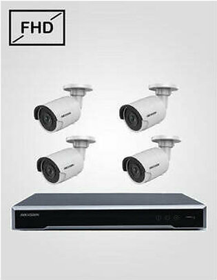 4 FHD IP Cameras Package (HIKVISION)