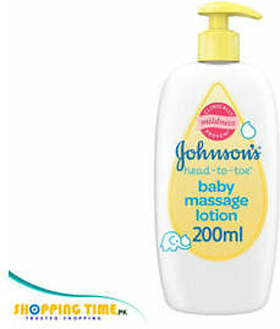 Johnson's head to toe baby massage lotion