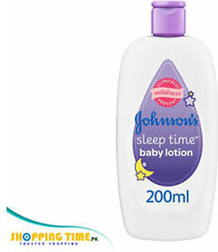 Johnson's sleep time baby lotion