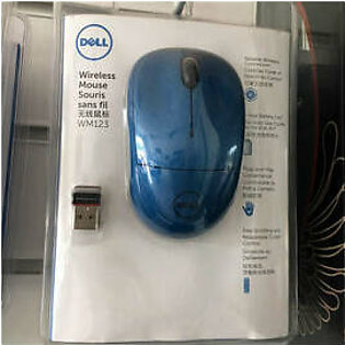 Dell Blue Wireless Mouse Souris