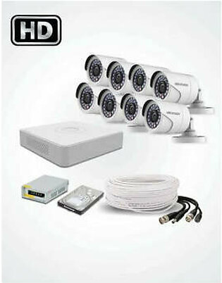 8 FHD CCTV Cameras Solution (HIKVISION)