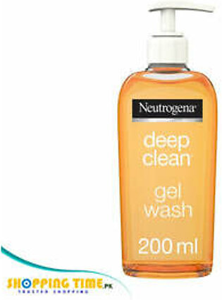 Neutrogena deep cleansing gel wash