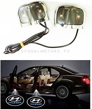 Hyundai Ghost Shadow Floor LED Light | Car LED Courtesy Door Projector Light | Door Welcome Light Ghost Shadow Light Lamp