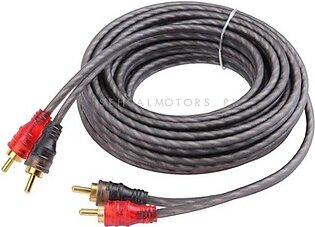 Spider Car RCA Cable Audio & Accessories | Amplifier Subwoofer Soundbar Speaker Wire | RCA Audio Cable |  for Home Theater DVD TV Amplifier CD Soundbox