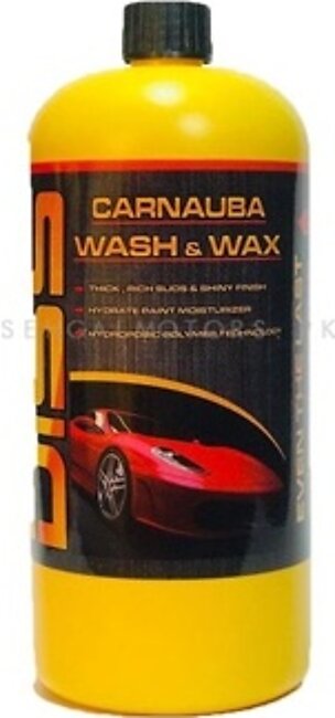 Diss Carnauba Wash and Wax - 1000ML  | Car Glossy Shampoo Cleaning Agent