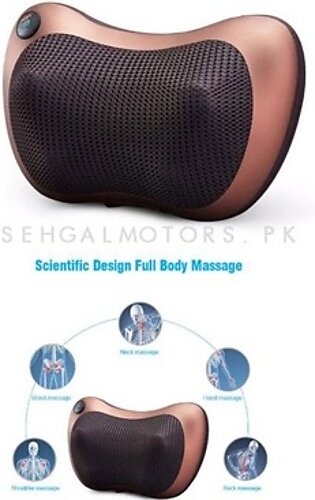 Medicated Neck Massager Pillow |Electric Massage Pillow Vibrator Relaxation Shoulder Neck Back Body Heating Kneading Infrared Therapy