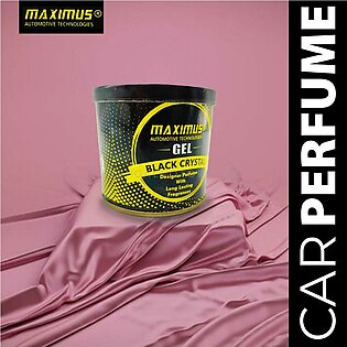 Maximus Gel Car Perfume Long Lasting Fragrance Can - Black Crystal
