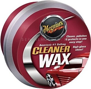 Meguiars Cleaner Wax Paste - 311 Gram A1214 | Paste Car Wax Protection Waterproof | Polish For Car Body | Easy Operation For Caring And Maintenance Clean | Car Polishing Body Solid Waterproof Wax | Car Polish | Car Care Product | Coating Car Wax | Coating Paste | Hydrophobic