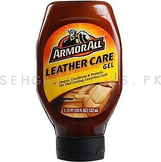 Armor All Leather Care Gel | Leather Care Product | Leather Polish | Leather Cleaning  | Leather Wax | Car Seat Cover Leather Wax | Leather Cleaner | Leather Cleaner Polish