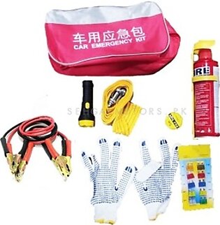 Car Emergency SOS Equipment Kit With Fire Extinguisher