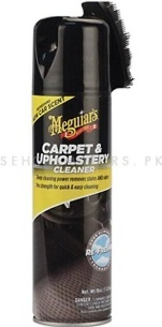 Meguiars Carpet and Upholstery Cleaner G191419 - 19 oz   Car Seat Interior Cleaner Auto Carpet Clean Dressing Cleaner for Fabric Plastic Vinyl Leather Surfaces Car Accessories | Car Interior Agent Ceiling Cleaner Home Flannel Woven Fabric Water Free Cleaning Agent Interior Cleaner | Fabric Cleaner Car Interior Agent Home Dual Use