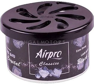 Airpro Classic Car Air Freshener Long Lasting Fragrance - Black Crystal