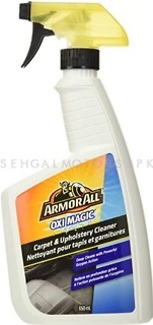 Armor All Oxi Magic Carpet & Upholstery Cleaner Car Seat Interior Cleaner Auto Carpet Clean Dressing Cleaner for Fabric Plastic Vinyl Leather Surfaces Car Accessories | Car Interior Agent Ceiling Cleaner Home Flannel Woven Fabric Water Free Cleaning Agent Interior Cleaner | Fabric Cleaner Car Interior Agent Home Dual Use
