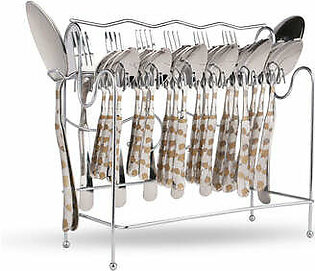 Chef 29 Pcs Stainless Steel Cutlery Set Special Edition Food Grade 304 Series - Commando