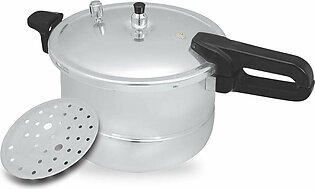 CHEF Aluminum Pressure Cooker & Steamer 1305 - 11 Liter