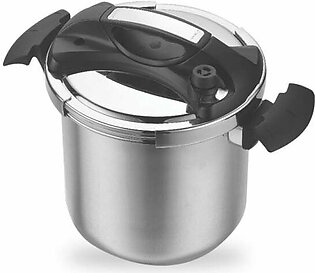 Majestic Chef Stainless Steel Clarion Hot Pot With Glass Lid - Brown - Small 1 L