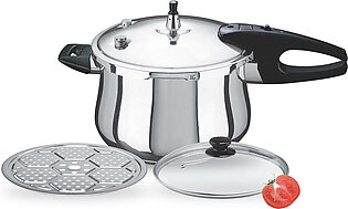 CHEF Best Stainless Steel Imported Pressure Cooker 3 in 1 - 9 Liter