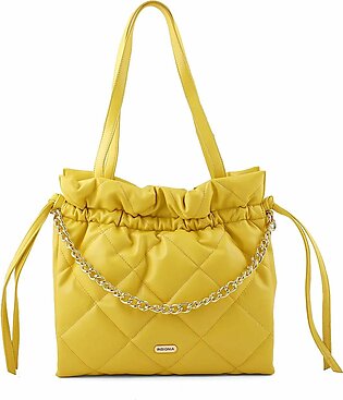 Bucket Hand Bags B15007-Yellow