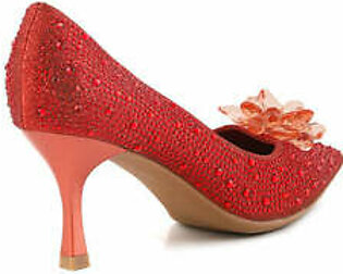 Fancy Court Shoes I44416-Red