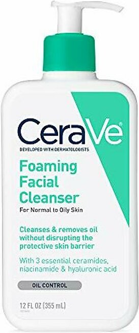 Cerave Foaming Facial Cleanser For Normal To Oily Skin 237Ml