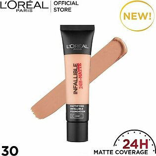 Loreal Infallible 24Hr Matte Cover Foundation – 30 Honey