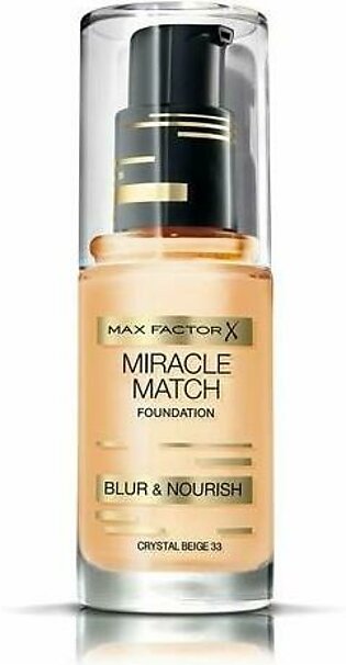 Max Factor Miracle Match Liquid Foundation – 33 Crystal Beige