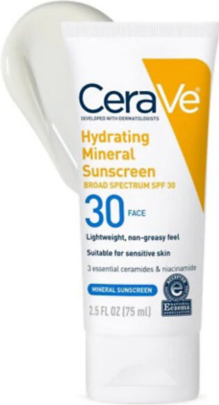 Cerave Hydrating Sunscreen Broad Spectrum SPF 30