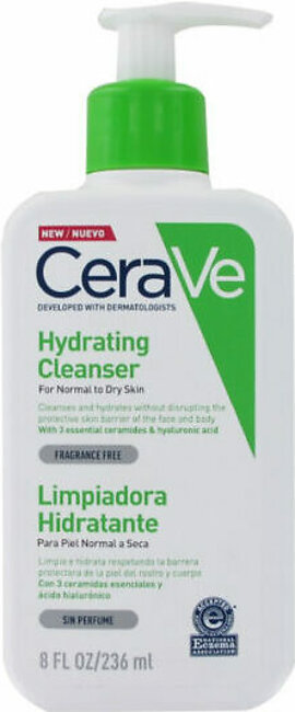 Cerave Hydrating Cleanser For Normal To Dry Skin 236Ml