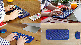 K380 Multi-Device Wireless Keyboard - Blue