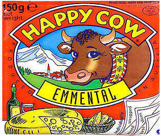 Happy Cow Emmental Cheese Slice 150g