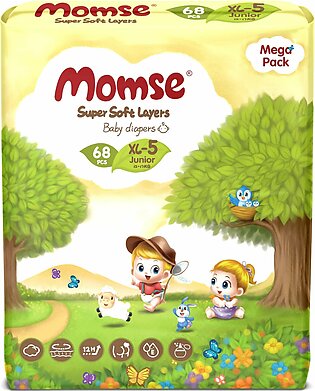 Momse Diapers Mega Pack 5 68s