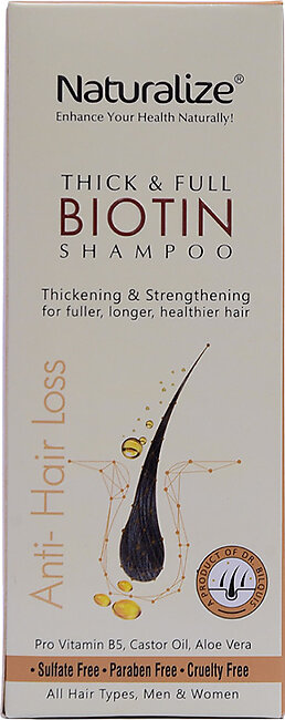 Naturalize Thick & Full Biotin Shampoo 200 ML