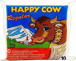 Happy Cow Regular Chesse Slice 10'S