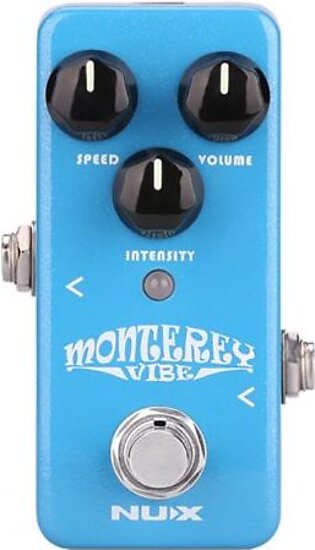NUX Monterey Vibe, born to recreate the grand, yet complex, psychedelic rock guitar sound of the 1960's and 70's. It features