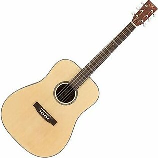 This dreadnought type SX SD304 is a clear and warm acoustic guitar with sound that has been rarely seen in recent years. The nut is made of NUBONE so it transmits the guitar body without hindering the string vibration, giving it an open tone of sound.