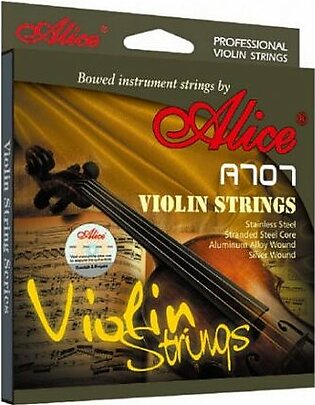 Alice violin strings are exclusively made and has inter-nationally recognized winding and polishing techniques. These strings offer exceptional tone and longevity and thus are increasingly becoming the preferred choice of musicians worldwide.