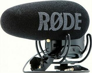 Supercardioid Shotgun Condenser Mic Optimized for Camcorder Use with Integrated Rycote Lyre Shockmount System, Digital Switching, and Automatic Power Function