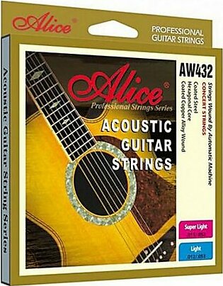 Alice AW432 guitar string is featured by its distinctive bright tone and excellent intonation.